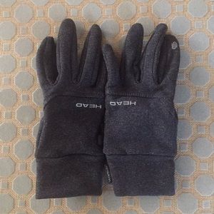 XS HEAD Grey gloves